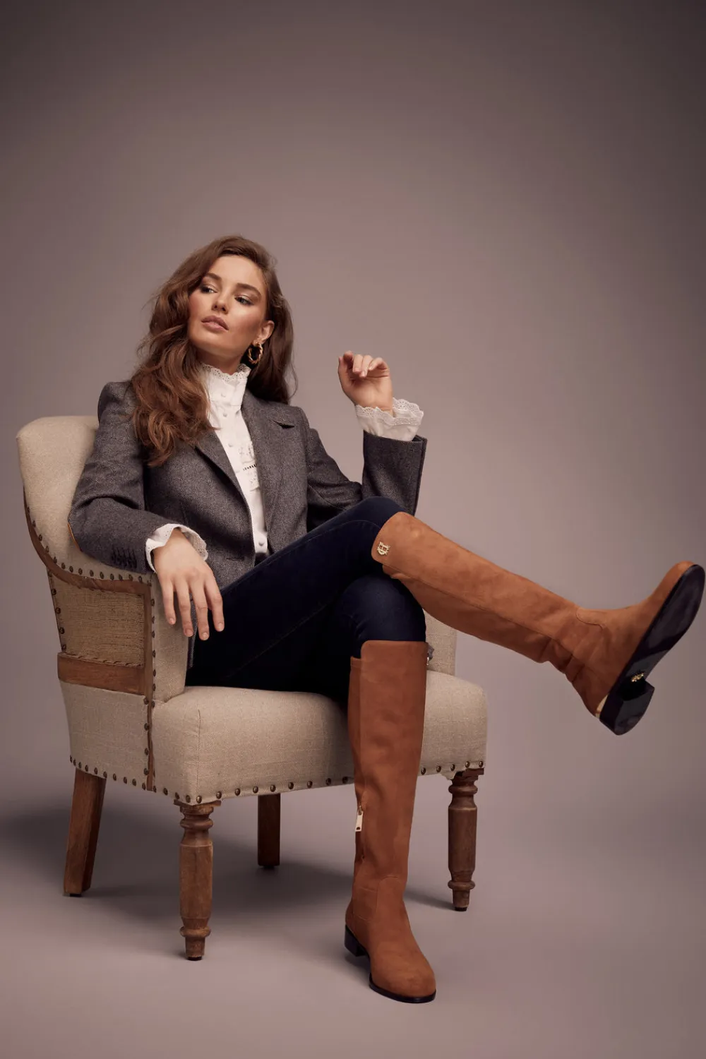 Women Holland Cooper Boots>Albany Knee Boot