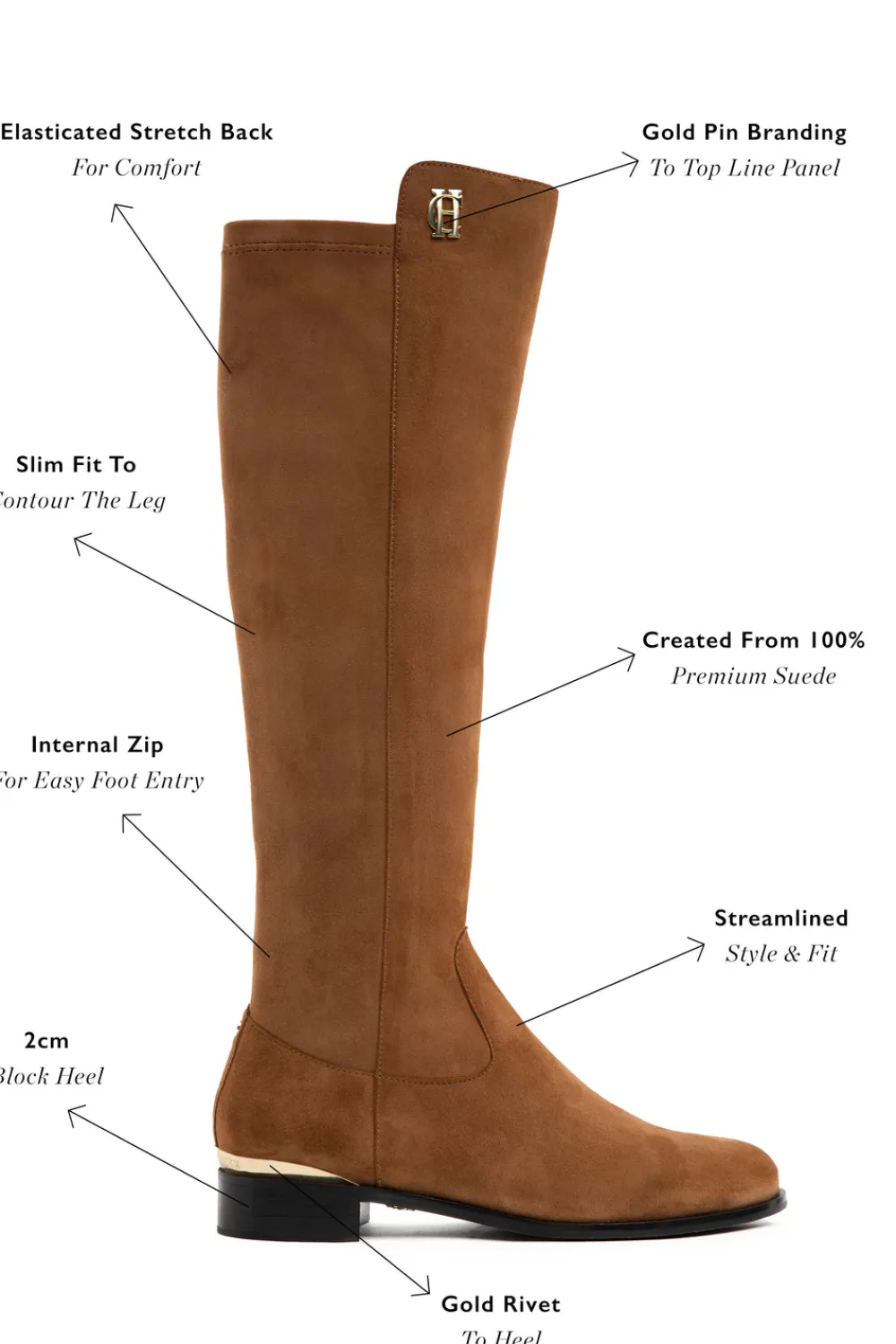 Women Holland Cooper Boots>Albany Knee Boot