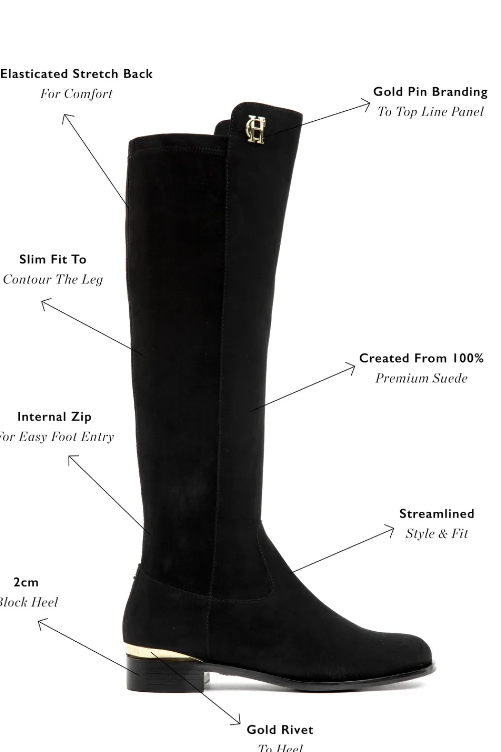 Women Holland Cooper Boots>Albany Knee Boot