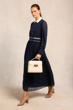 Women Holland Cooper Dresses>Annabel Pleated Maxi Dress