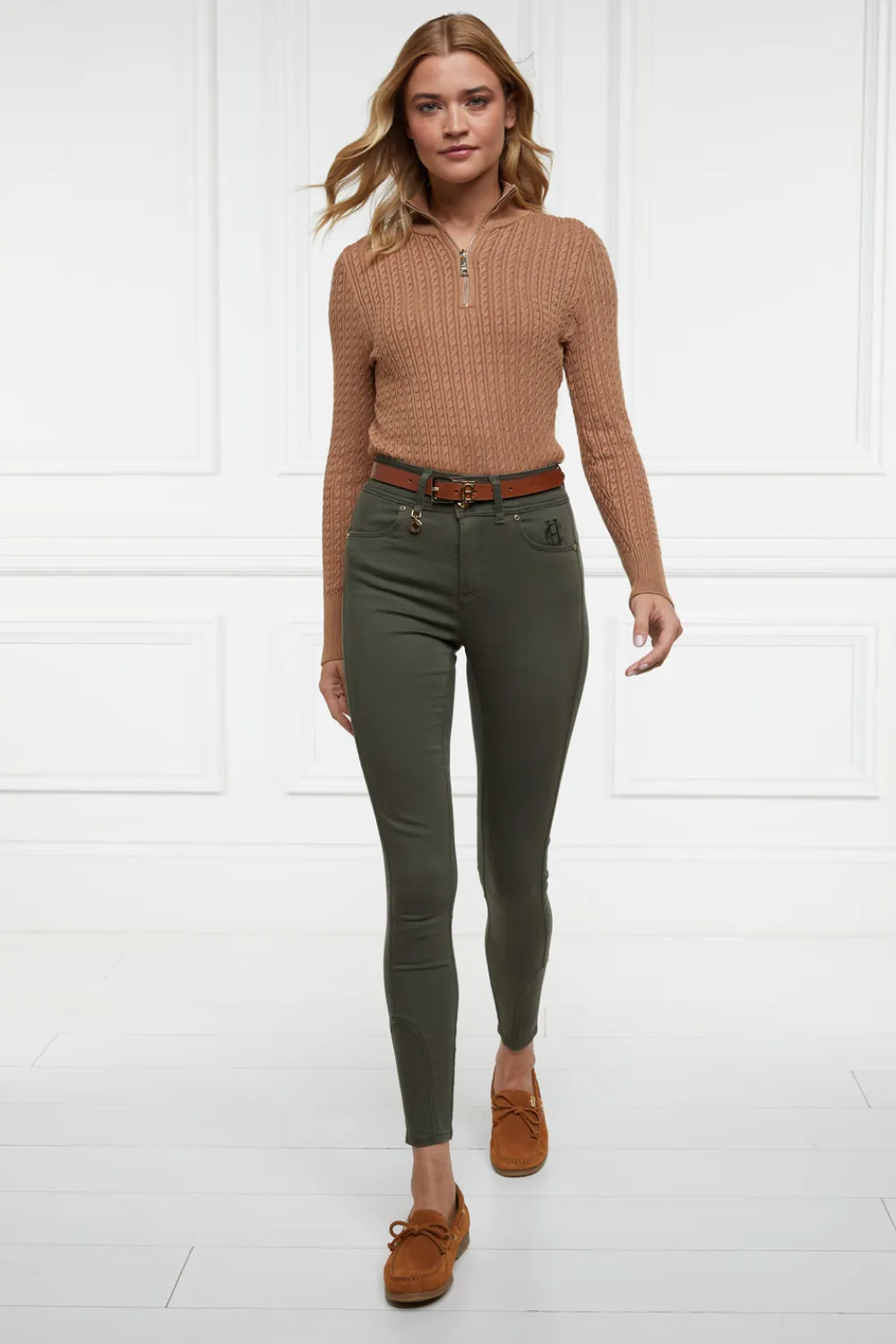 Women Holland Cooper Knitwear>Ava Quarter Zip Knit
