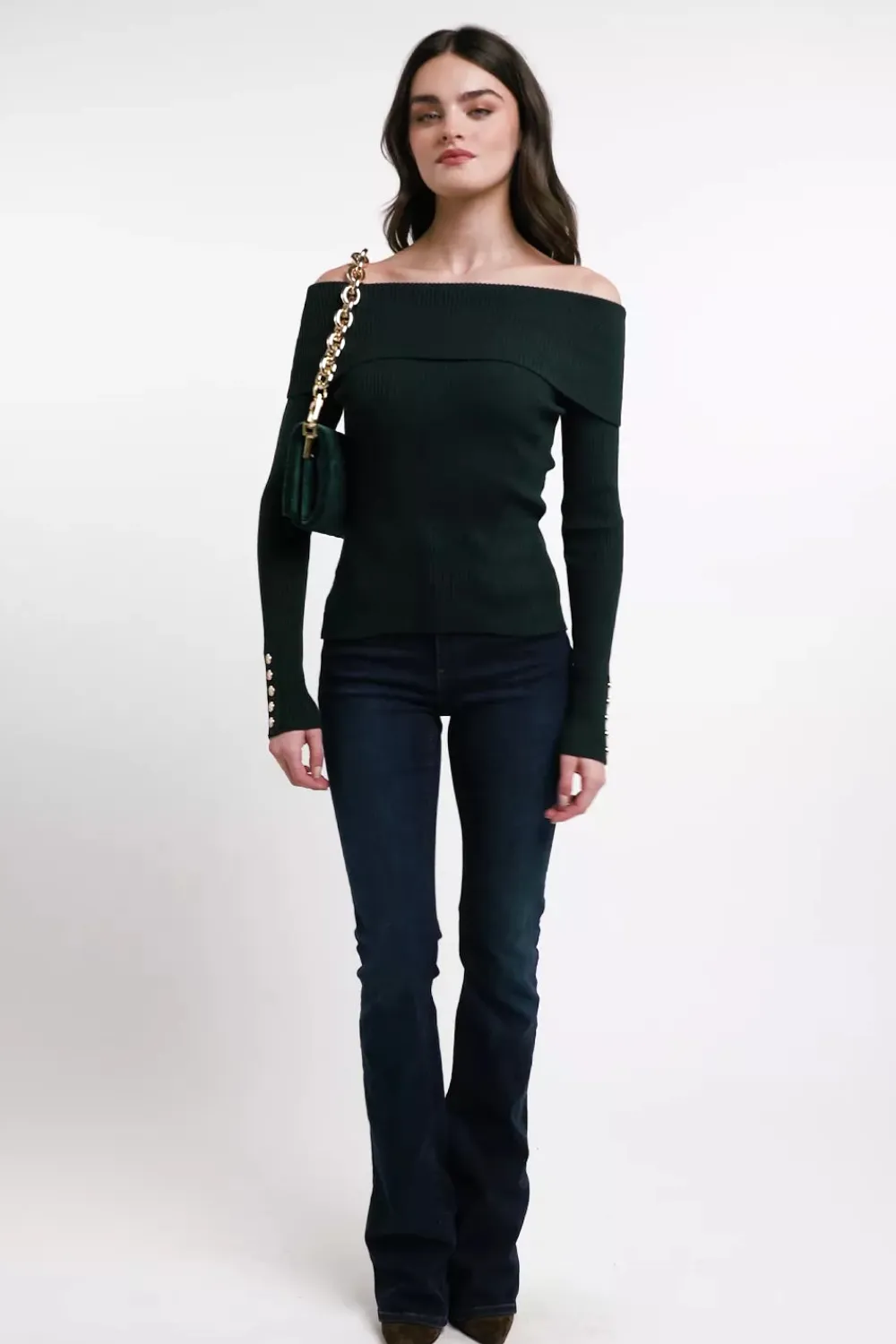 Women Holland Cooper Knitwear|Tops>Bardot Knit