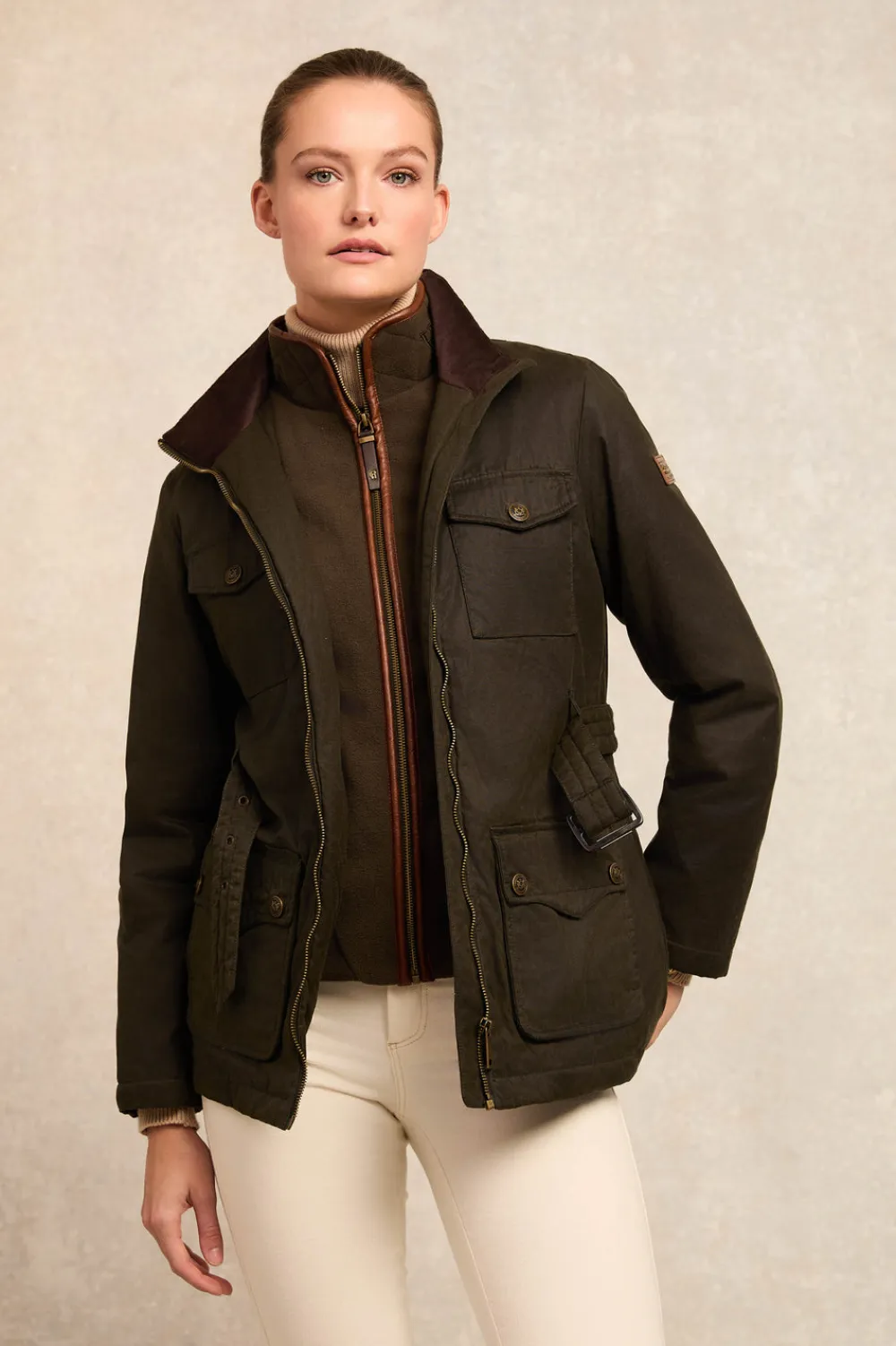 Women Holland Cooper Jackets>Belted Waxed Jacket