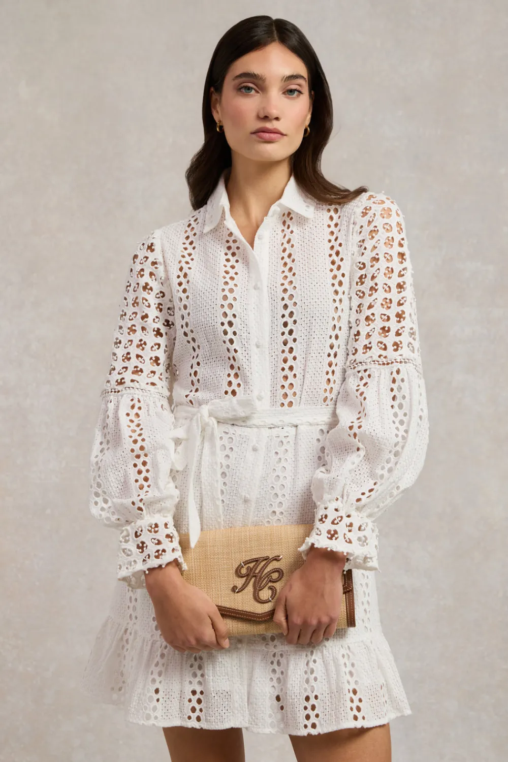 Women Holland Cooper Dresses>Broderie Lace Dress