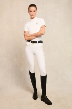 Holland Cooper Base Layers>Burghley Short Sleeve Base Layer
