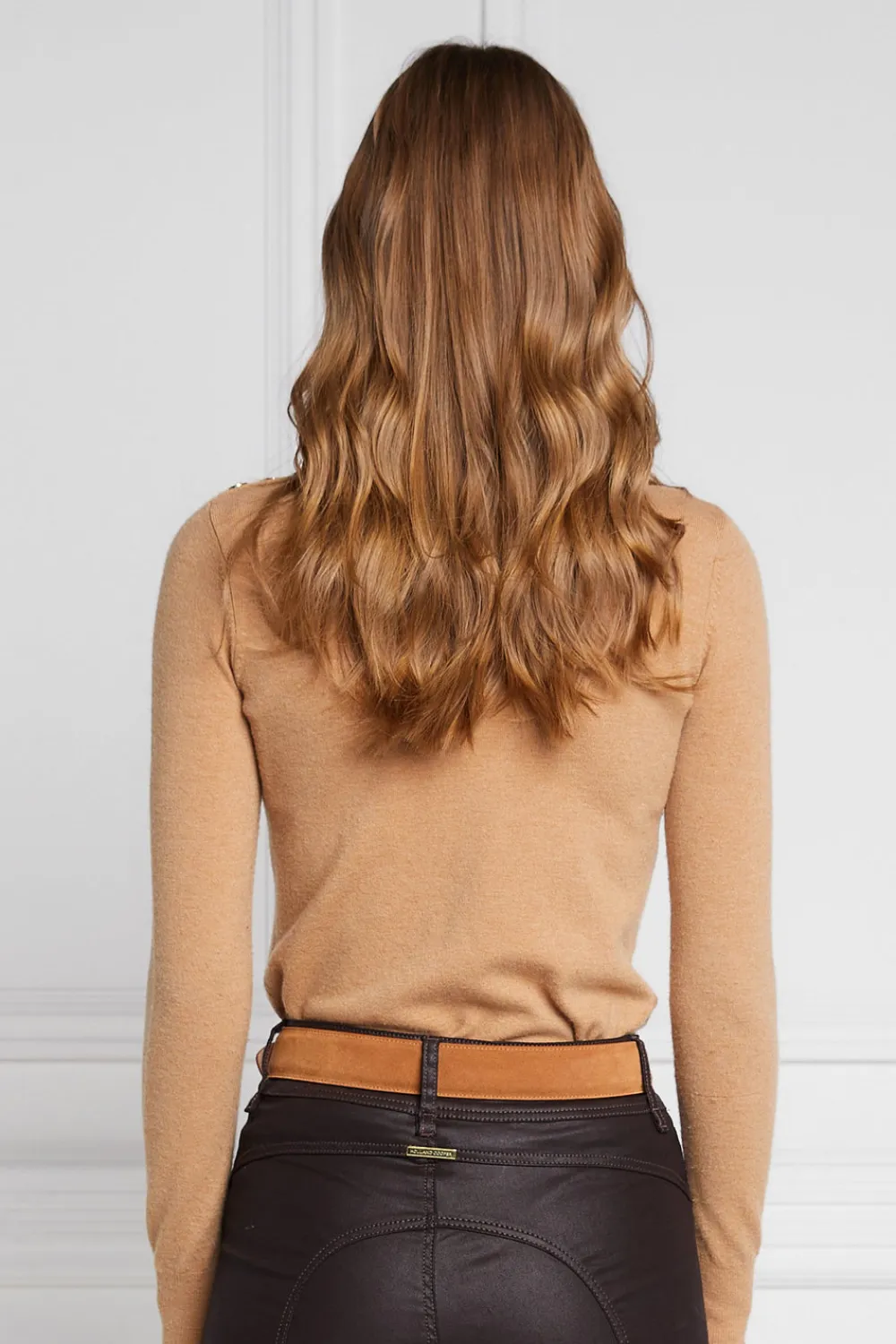 Women Holland Cooper Knitwear>Buttoned Knit Roll Neck