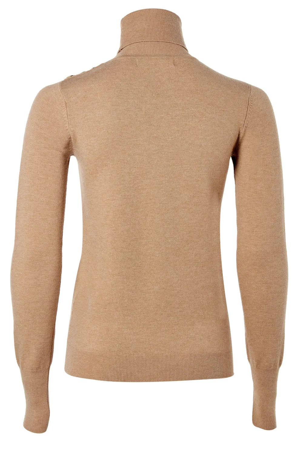Women Holland Cooper Knitwear>Buttoned Knit Roll Neck