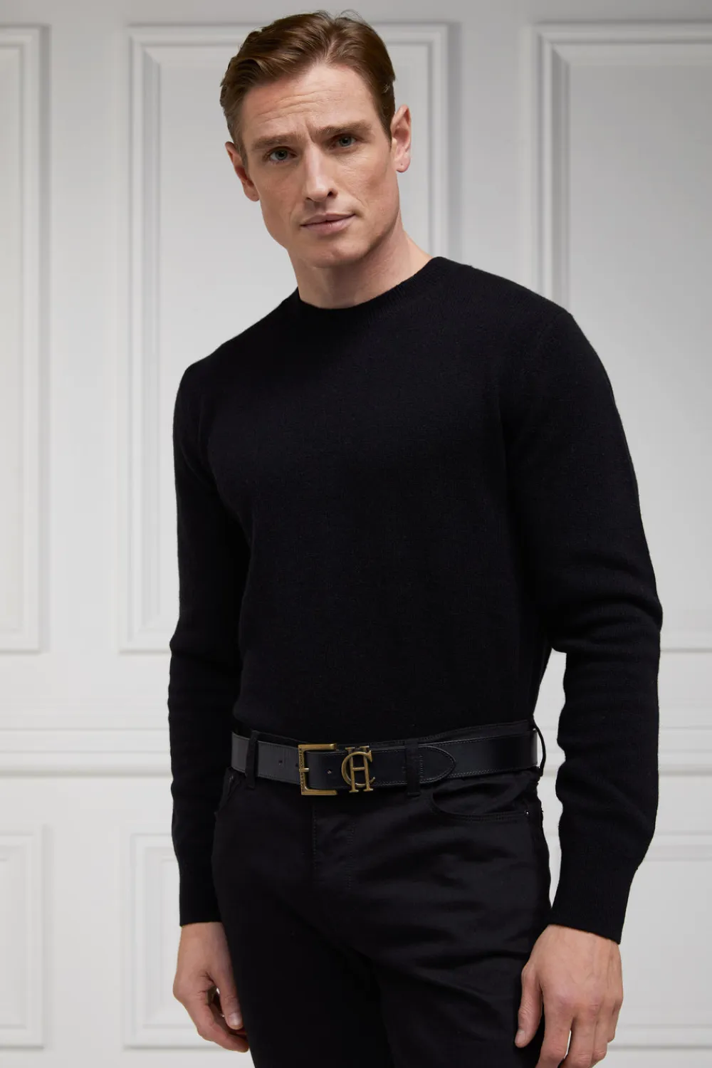 Holland Cooper Knitwear>Byron Crew Neck Knit