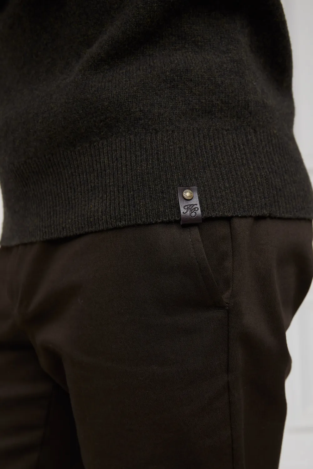 Holland Cooper Knitwear>Byron Roll Neck Knit
