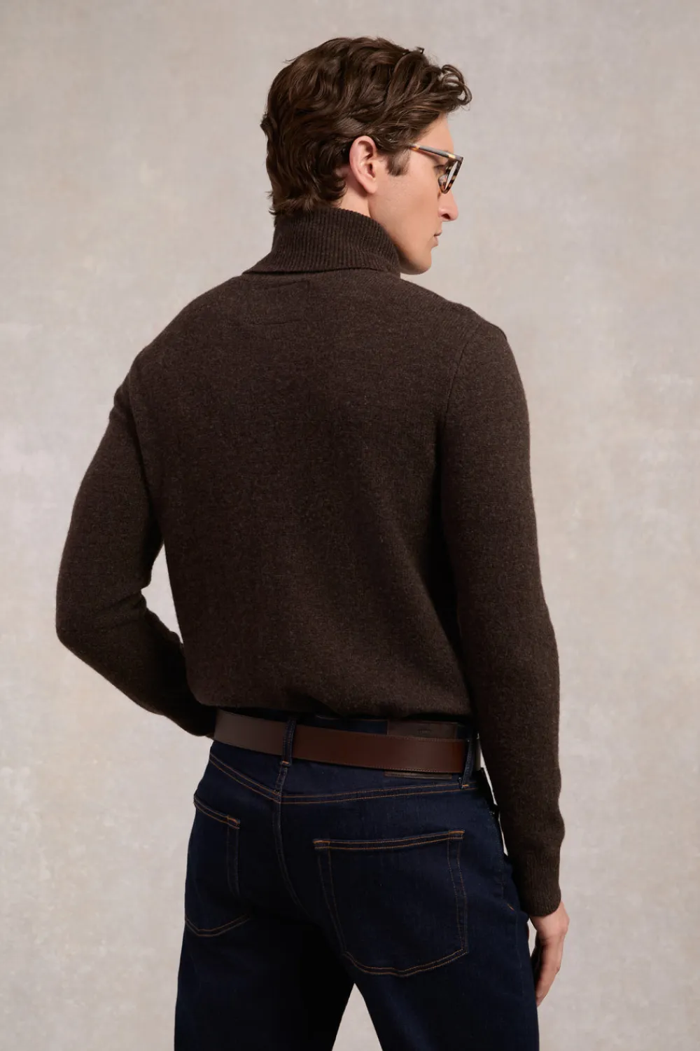 Holland Cooper Knitwear>Byron Roll Neck Knit