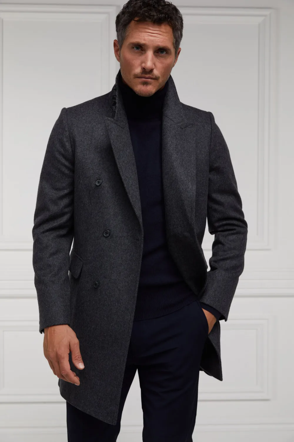 Holland Cooper Knitwear>Byron Roll Neck Knit