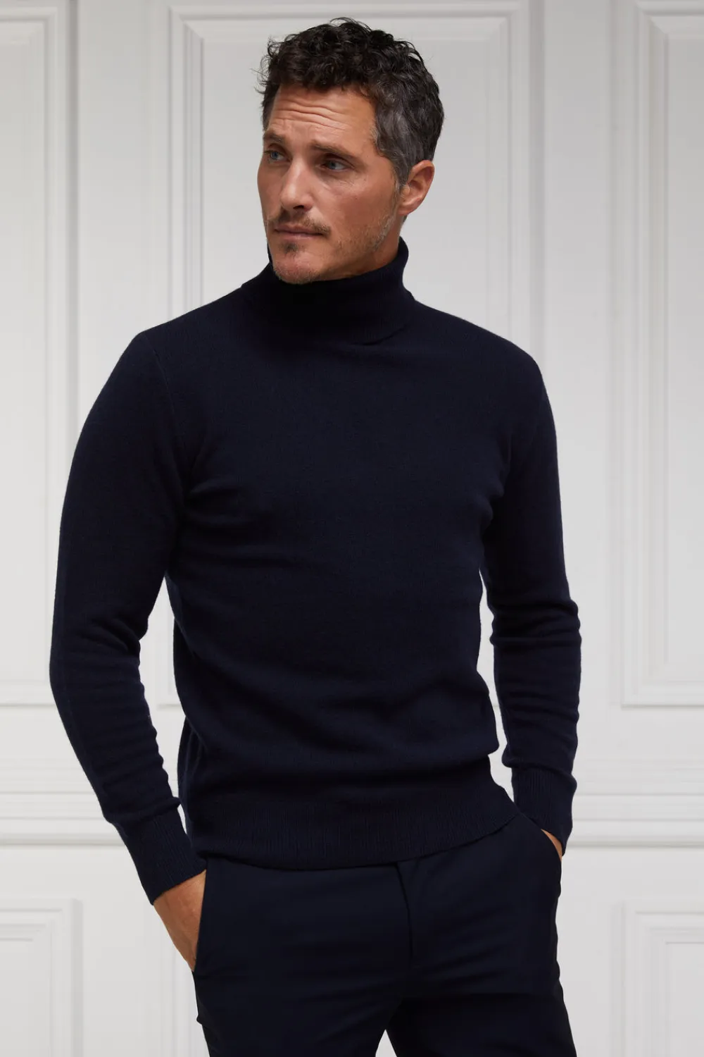 Holland Cooper Knitwear>Byron Roll Neck Knit
