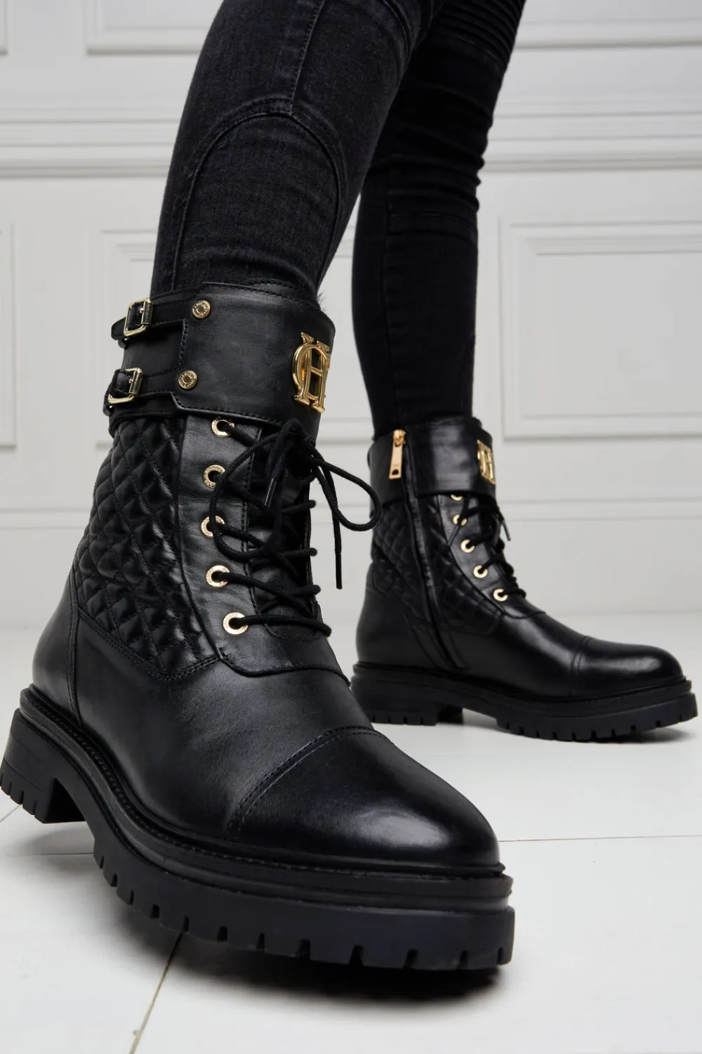Women Holland Cooper Boots>Camden Biker Boot