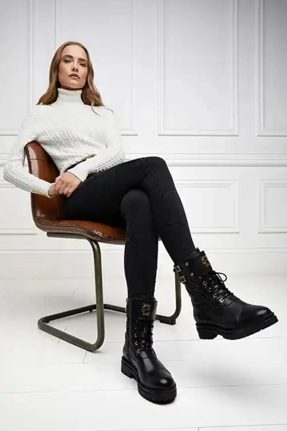 Women Holland Cooper Boots>Camden Biker Boot