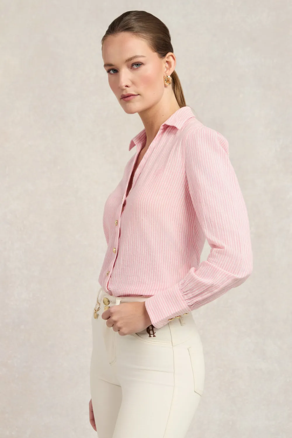 Women Holland Cooper Shirts & Blouses>Classic V-Neck Blouse