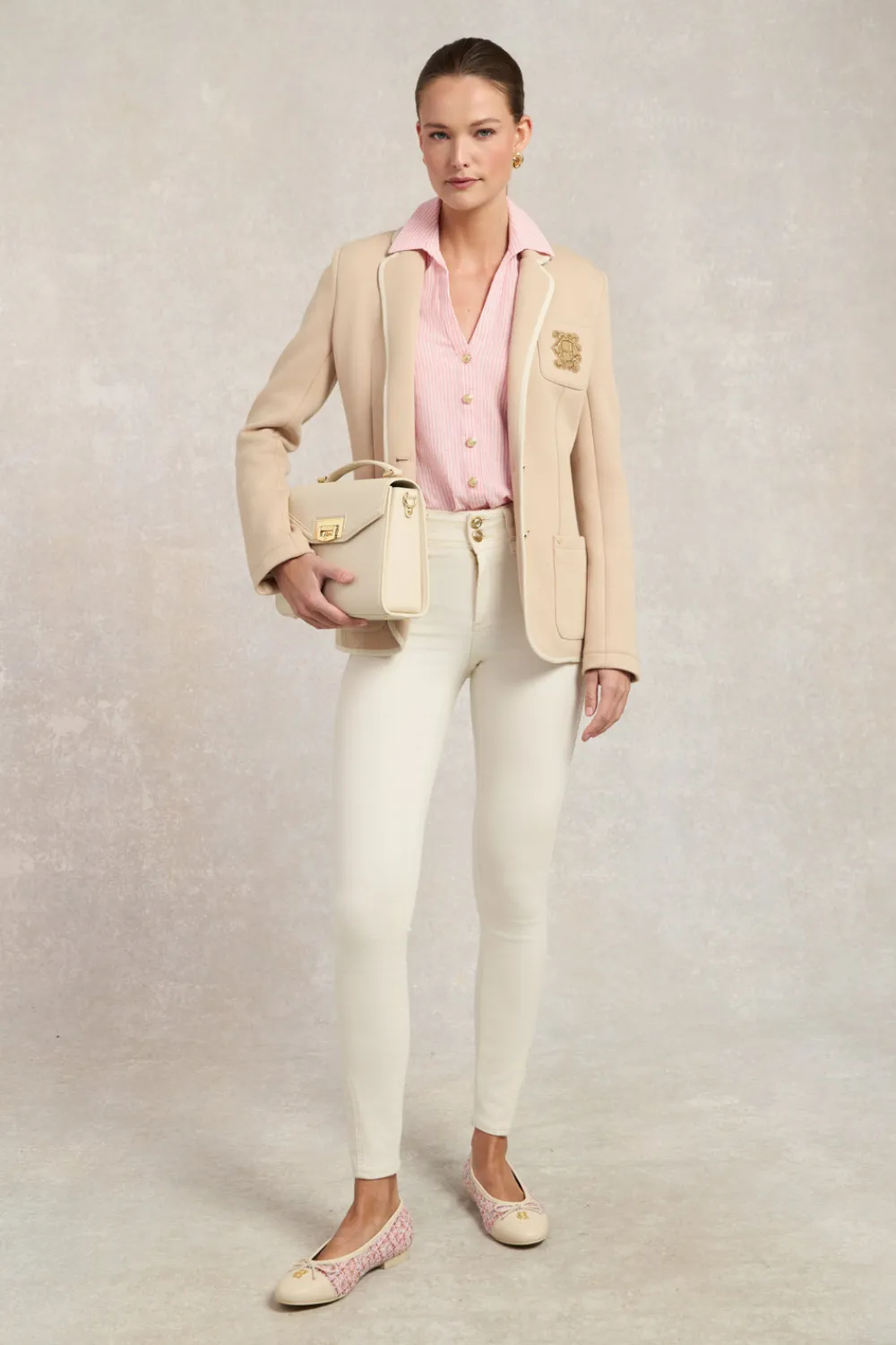 Women Holland Cooper Shirts & Blouses>Classic V-Neck Blouse