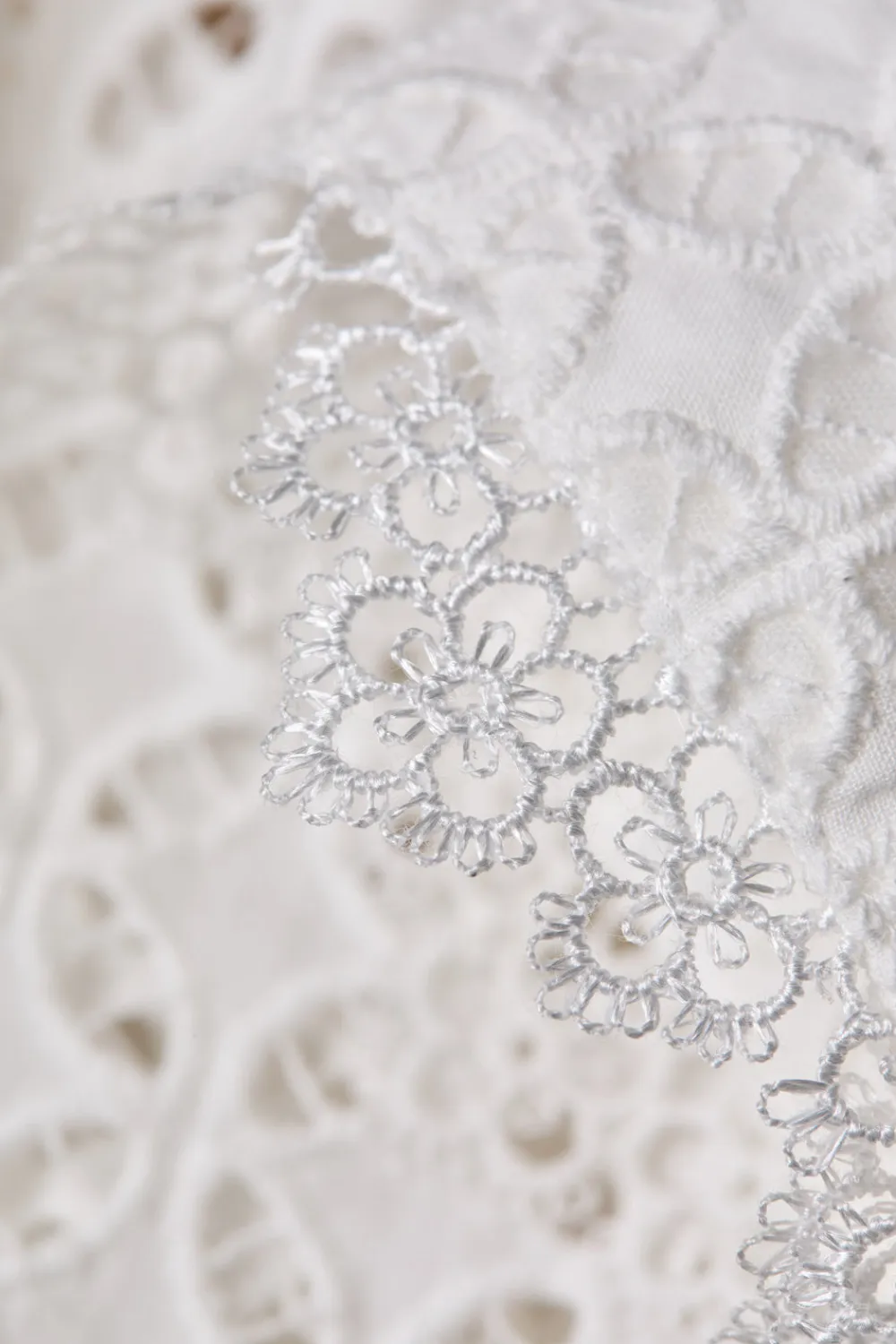 Women Holland Cooper Shirts & Blouses>Collarless Broderie Shirt