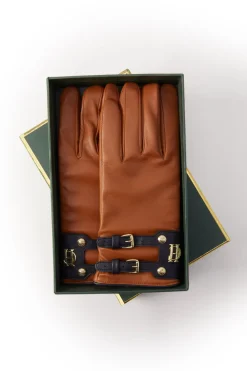 Women Holland Cooper Gloves|Gloves>Contrast Leather Gloves