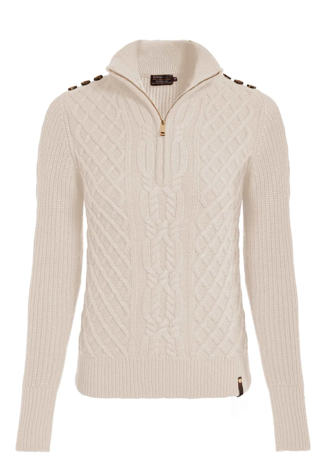 Women Holland Cooper Knitwear>Country Cable Quarter Zip Knit