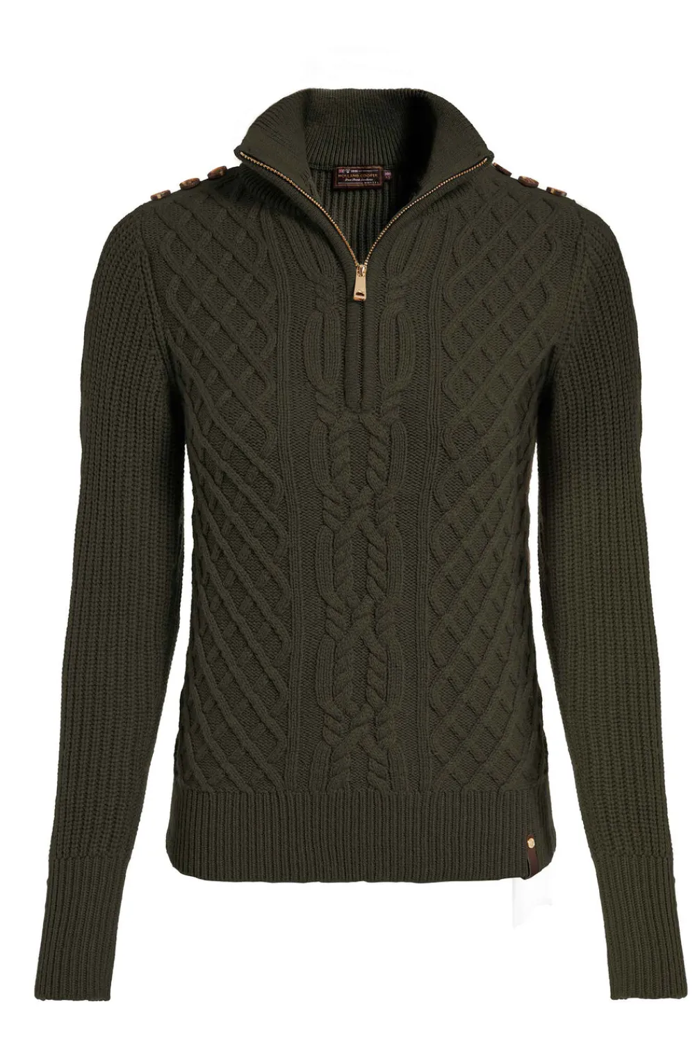 Women Holland Cooper Knitwear>Country Cable Quarter Zip Knit