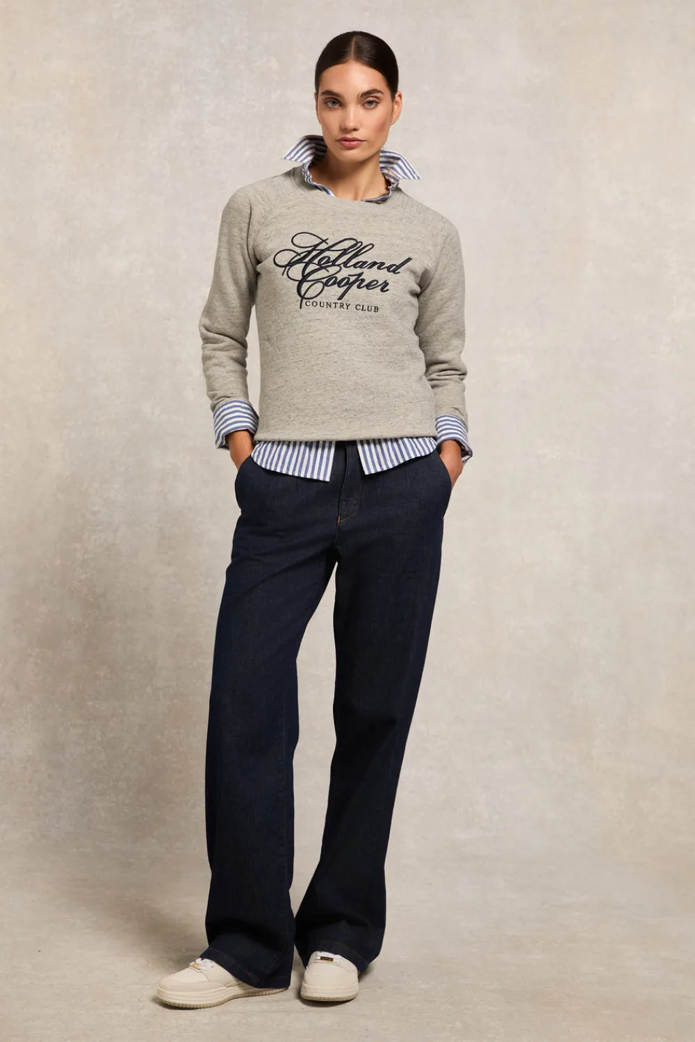 Women Holland Cooper Hoodies & Sweatshirts|Sweatshirts>Country Club Crew Sweat