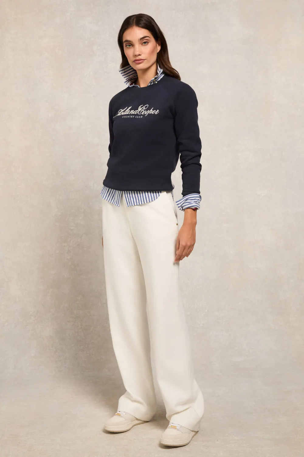 Women Holland Cooper Hoodies & Sweatshirts|Sweatshirts>Country Club Crew Sweat