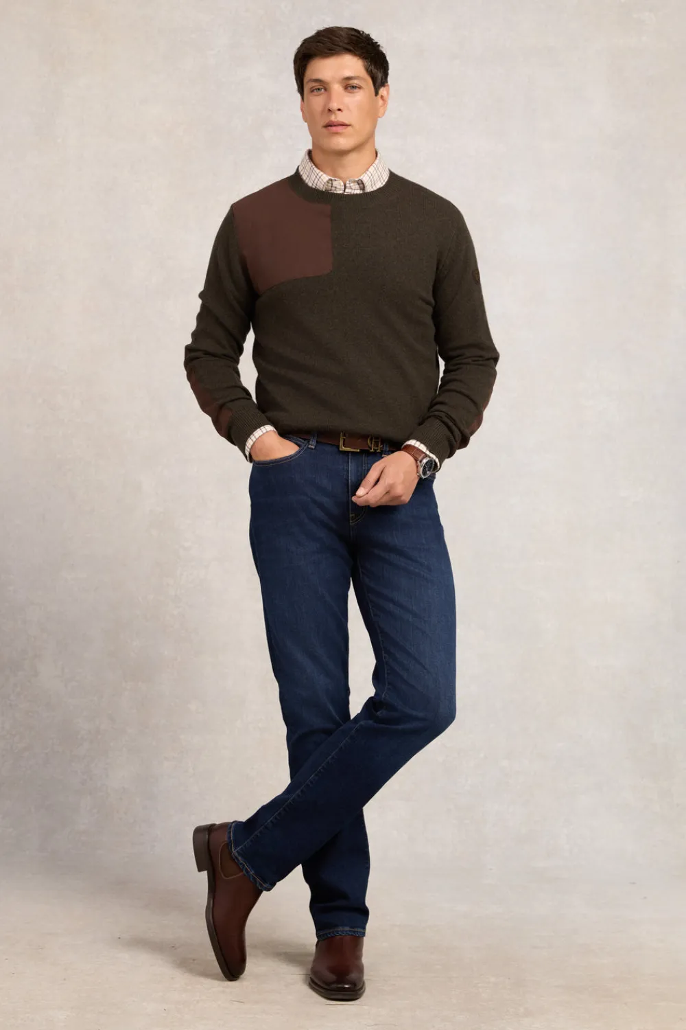 Holland Cooper Knitwear>Country Crew Neck Knit