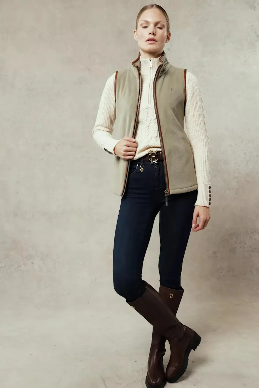 Women Holland Cooper Gilets|Gilets>Country Fleece Gilet