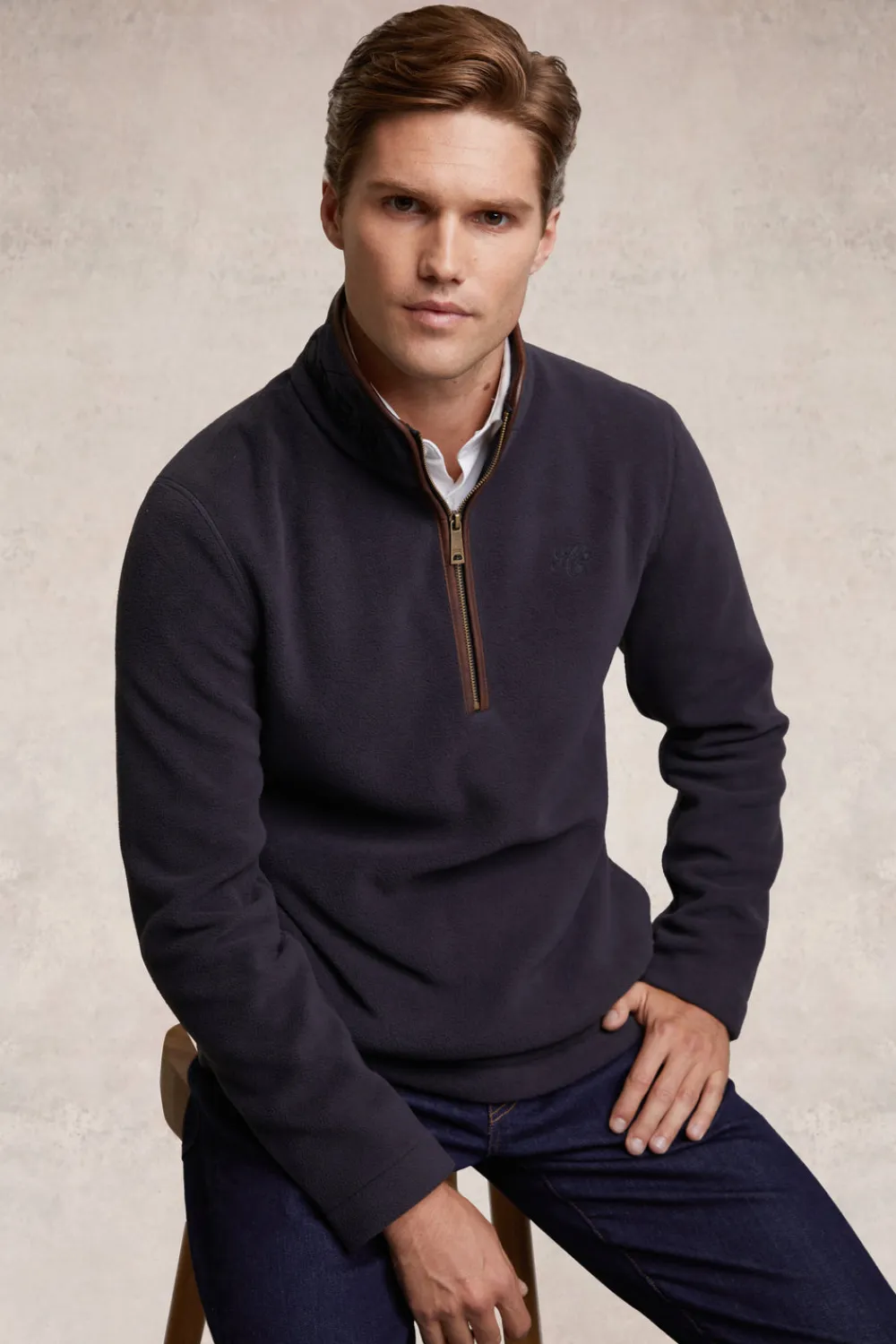 Holland Cooper Fleeces>Country Fleece Quarter Zip