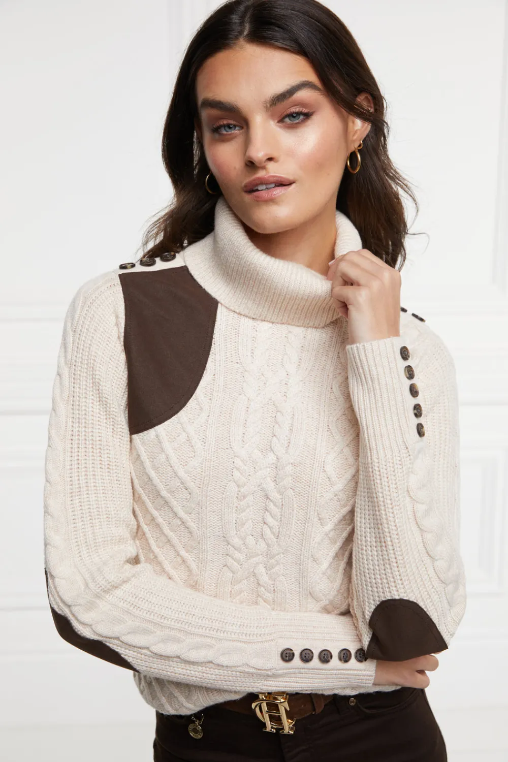 Women Holland Cooper Knitwear>Country Roll Neck Knit