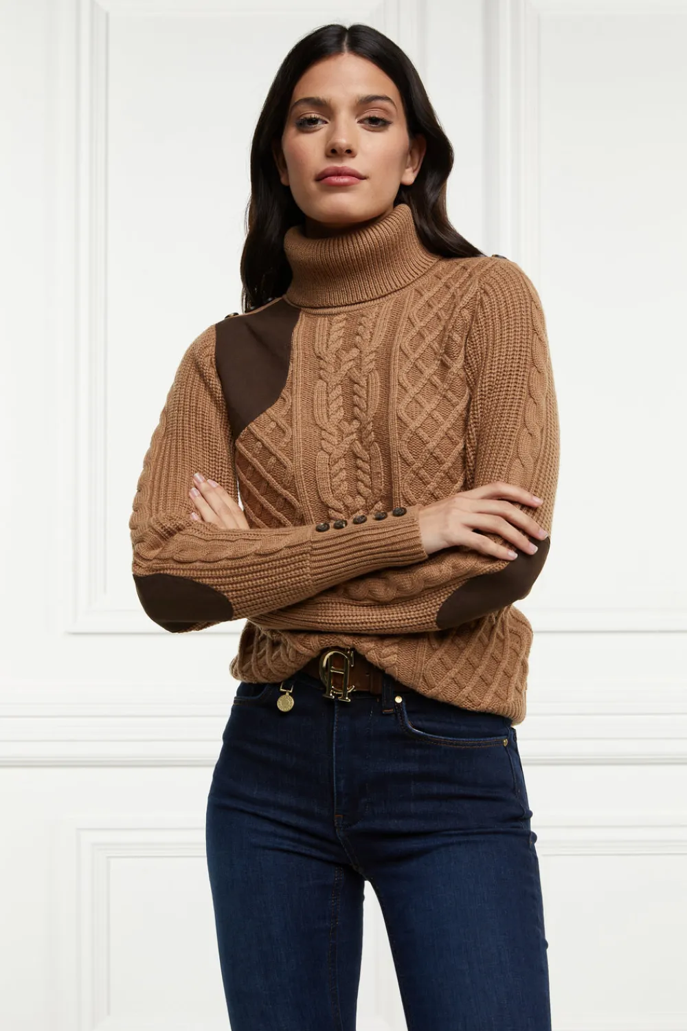 Women Holland Cooper Knitwear>Country Roll Neck Knit
