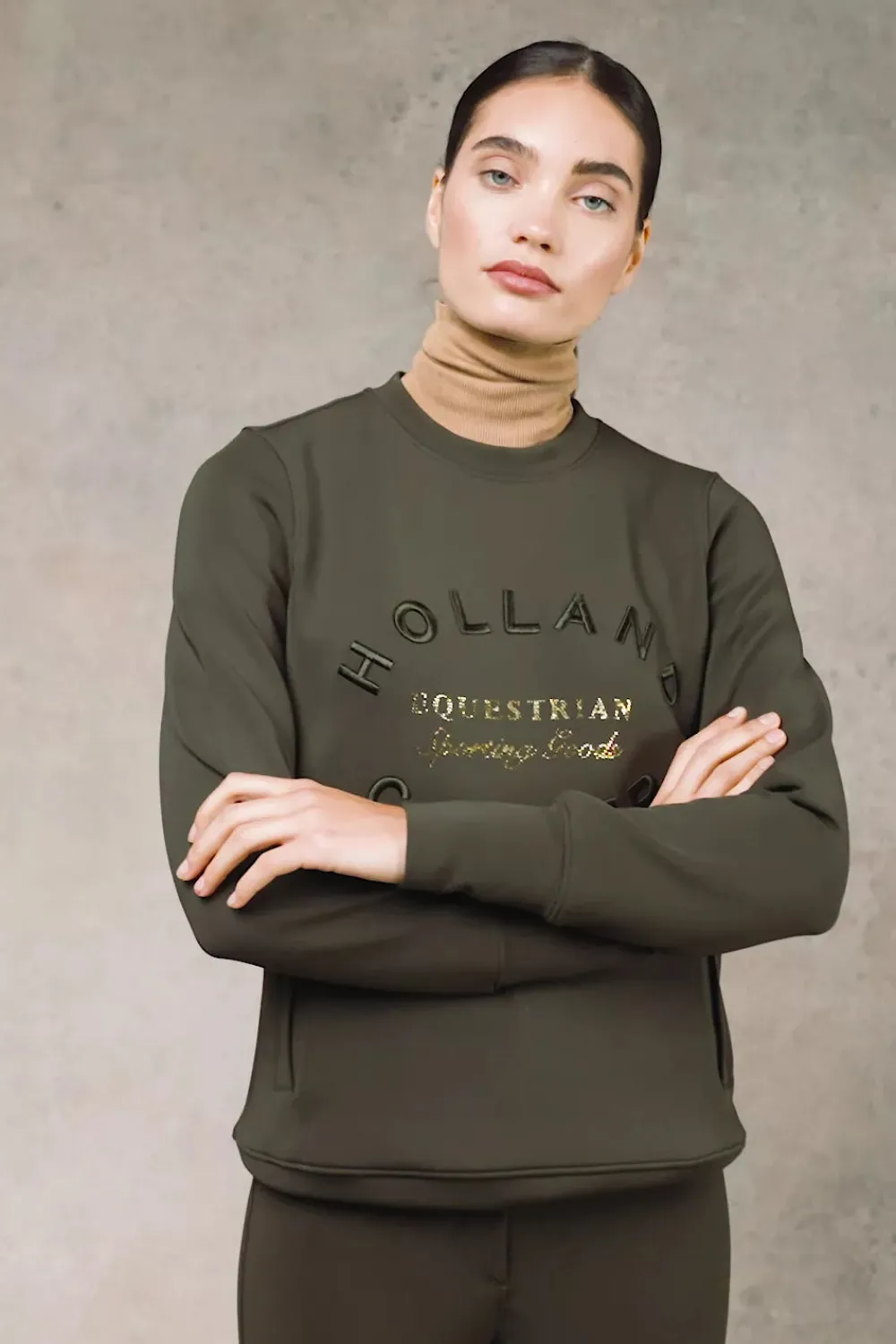 Women Holland Cooper Hoodies & Sweatshirts|Sweatshirts>Crystal Crew Neck Sweat