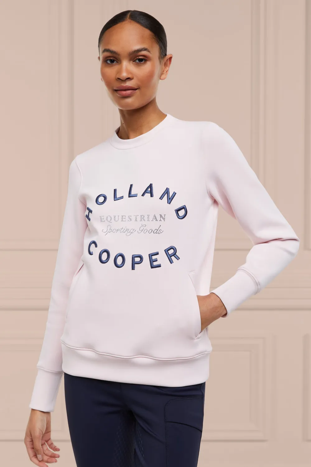 Women Holland Cooper Hoodies & Sweatshirts|Sweatshirts>Crystal Crew Neck Sweat