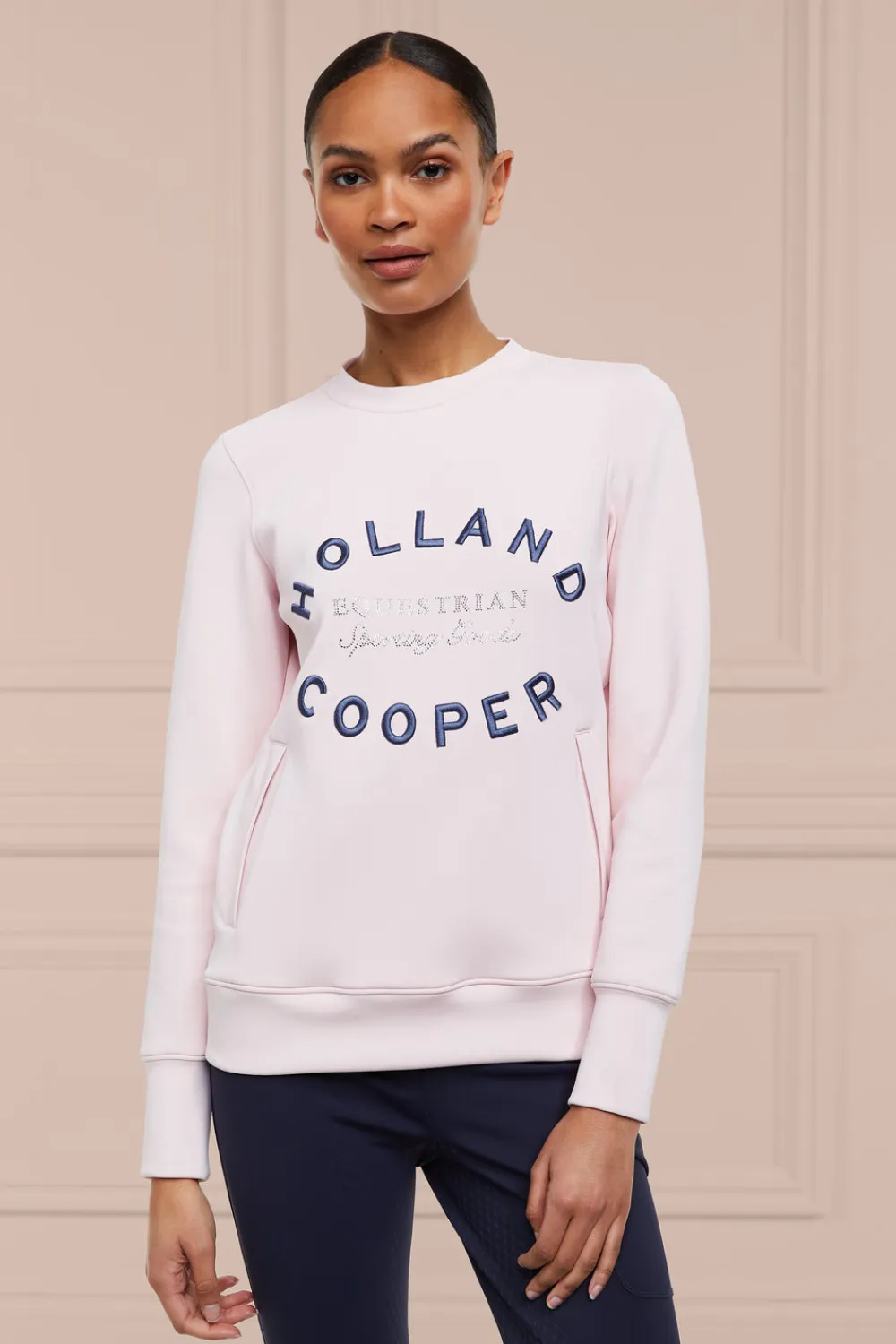 Women Holland Cooper Hoodies & Sweatshirts|Sweatshirts>Crystal Crew Neck Sweat