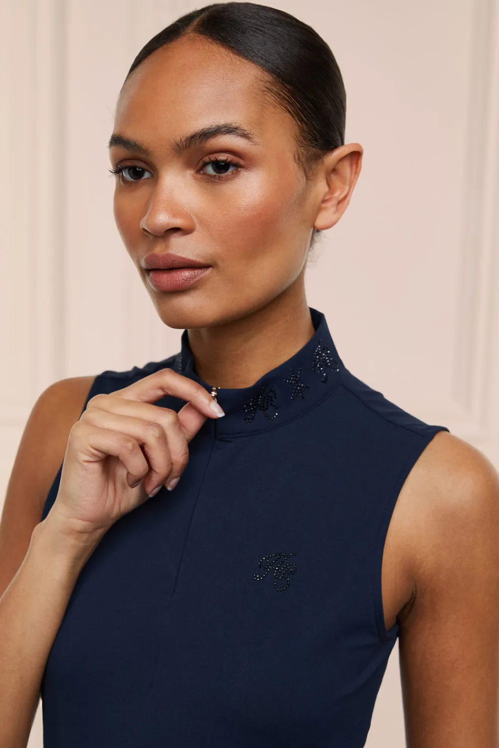 Holland Cooper Base Layers>Crystal Sleeveless Base Layer