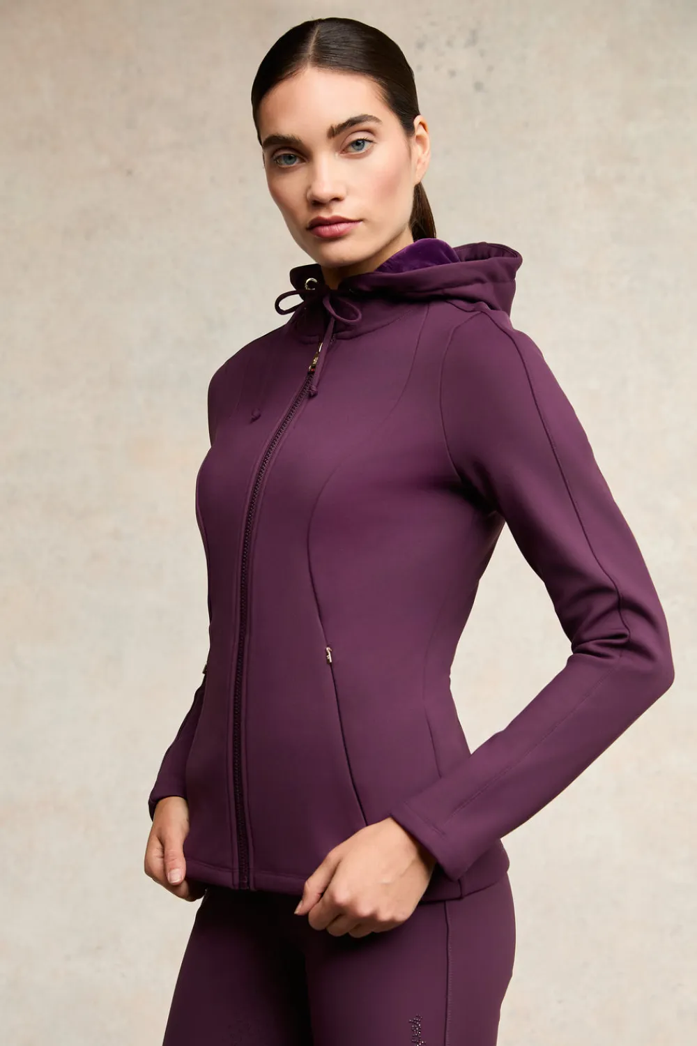 Holland Cooper Jackets>Crystal Zip Hoodie
