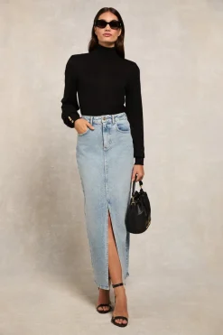 Women Holland Cooper Skirts>Denim Maxi Skirt