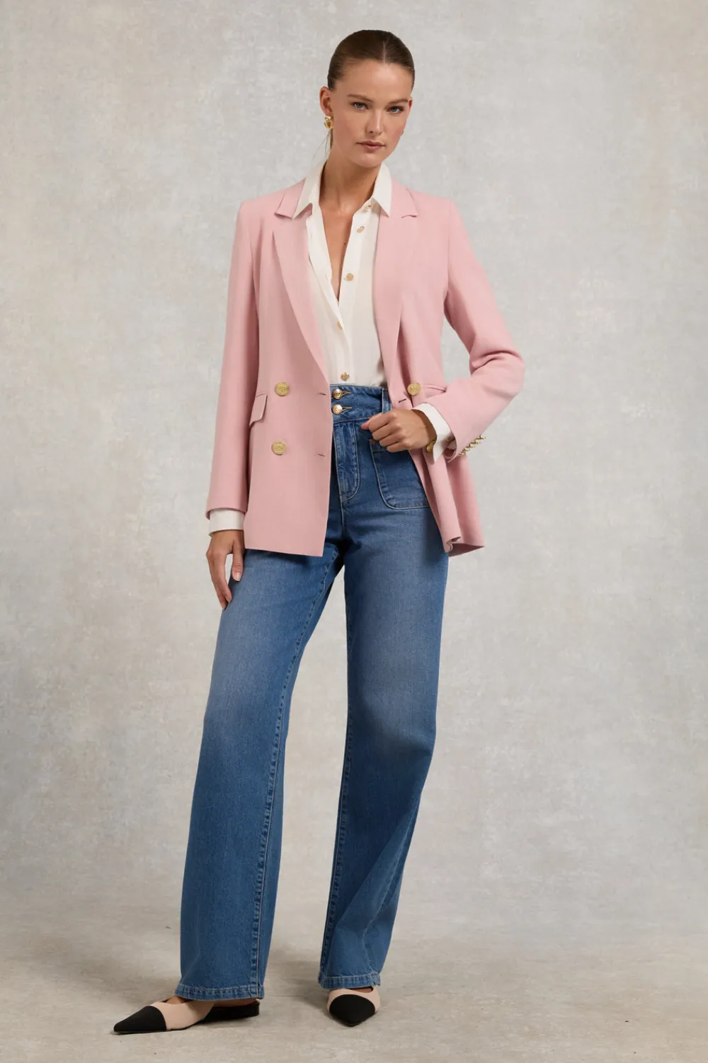 Women Holland Cooper Blazers>Double Breasted Blazer