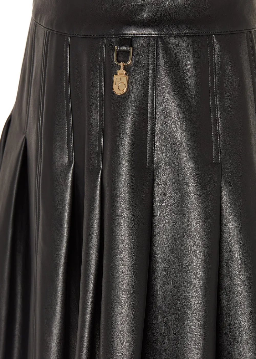 Women Holland Cooper Skirts>Faux Leather Pleated Mini Skirt