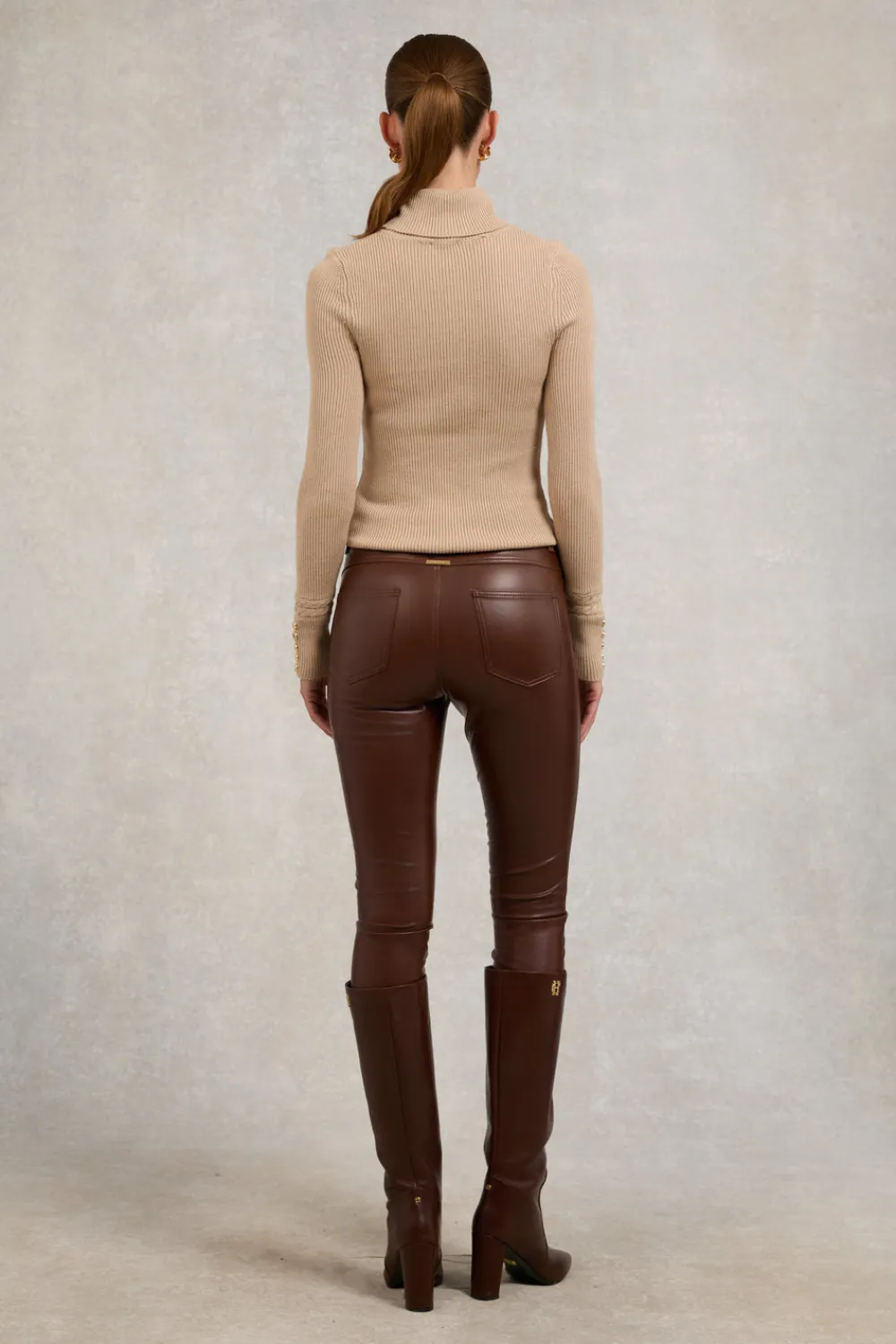 Women Holland Cooper Jeans>Faux Leather Skinny Jean