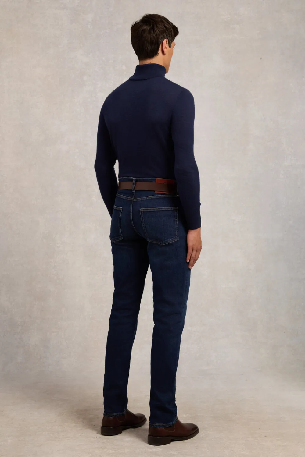 Holland Cooper Knitwear>Fine Roll Neck Knit