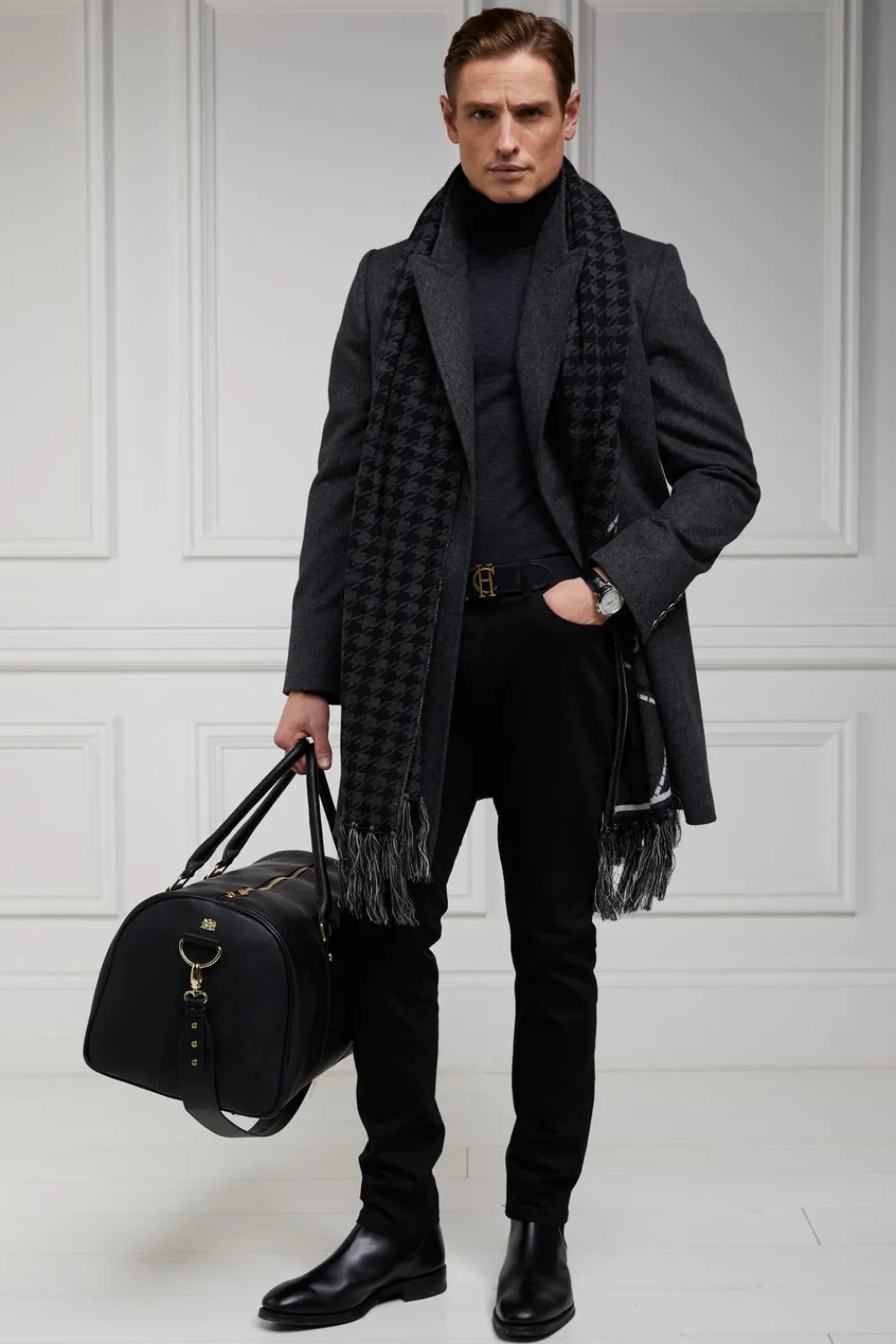 Holland Cooper Knitwear>Fine Roll Neck Knit