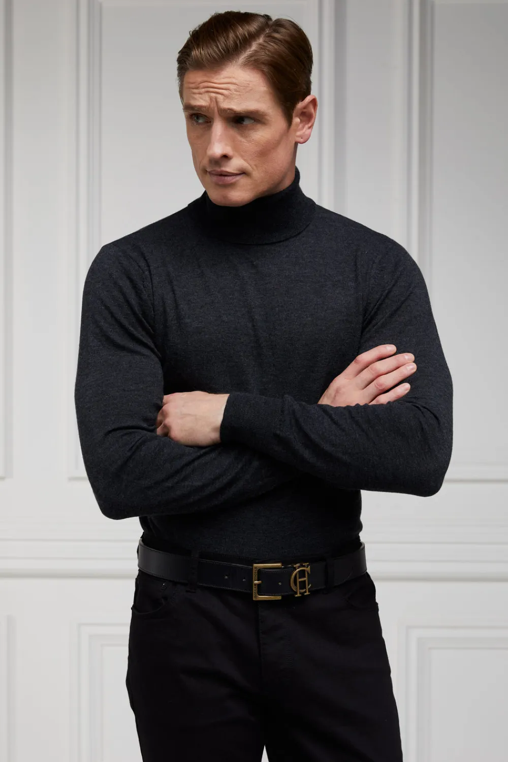 Holland Cooper Knitwear>Fine Roll Neck Knit