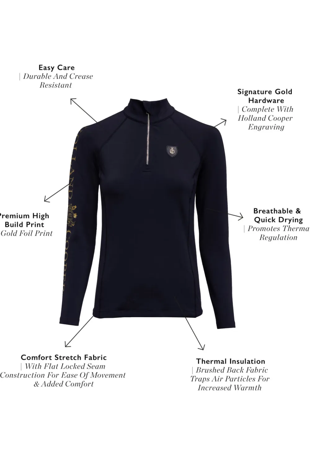 Holland Cooper Base Layers>Halcot Thermal Base Layer