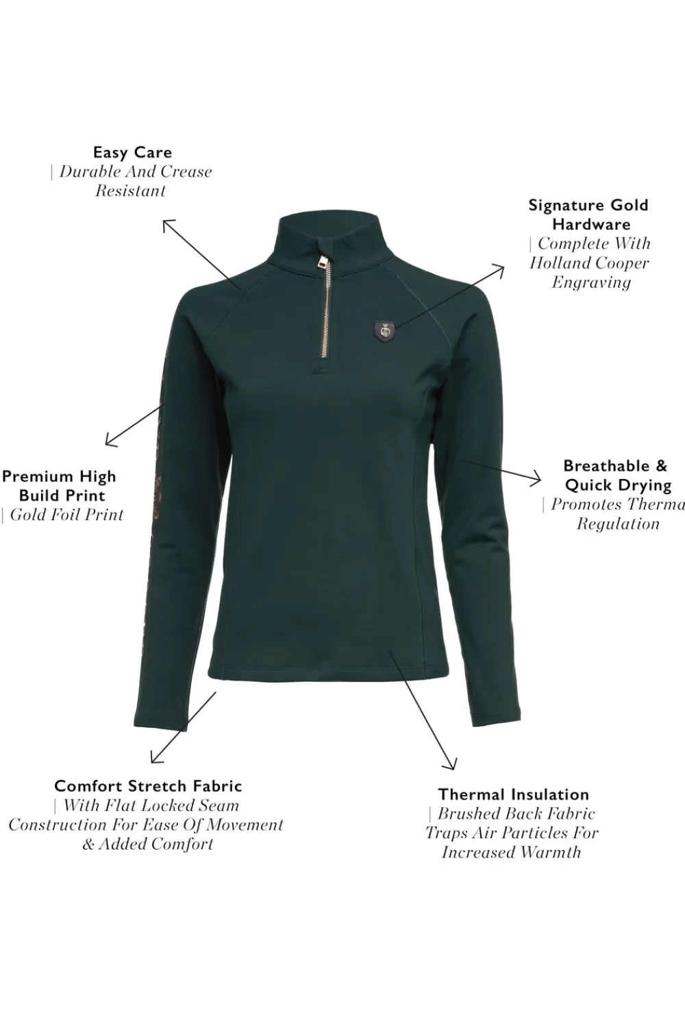 Holland Cooper Base Layers>Halcot Thermal Base Layer