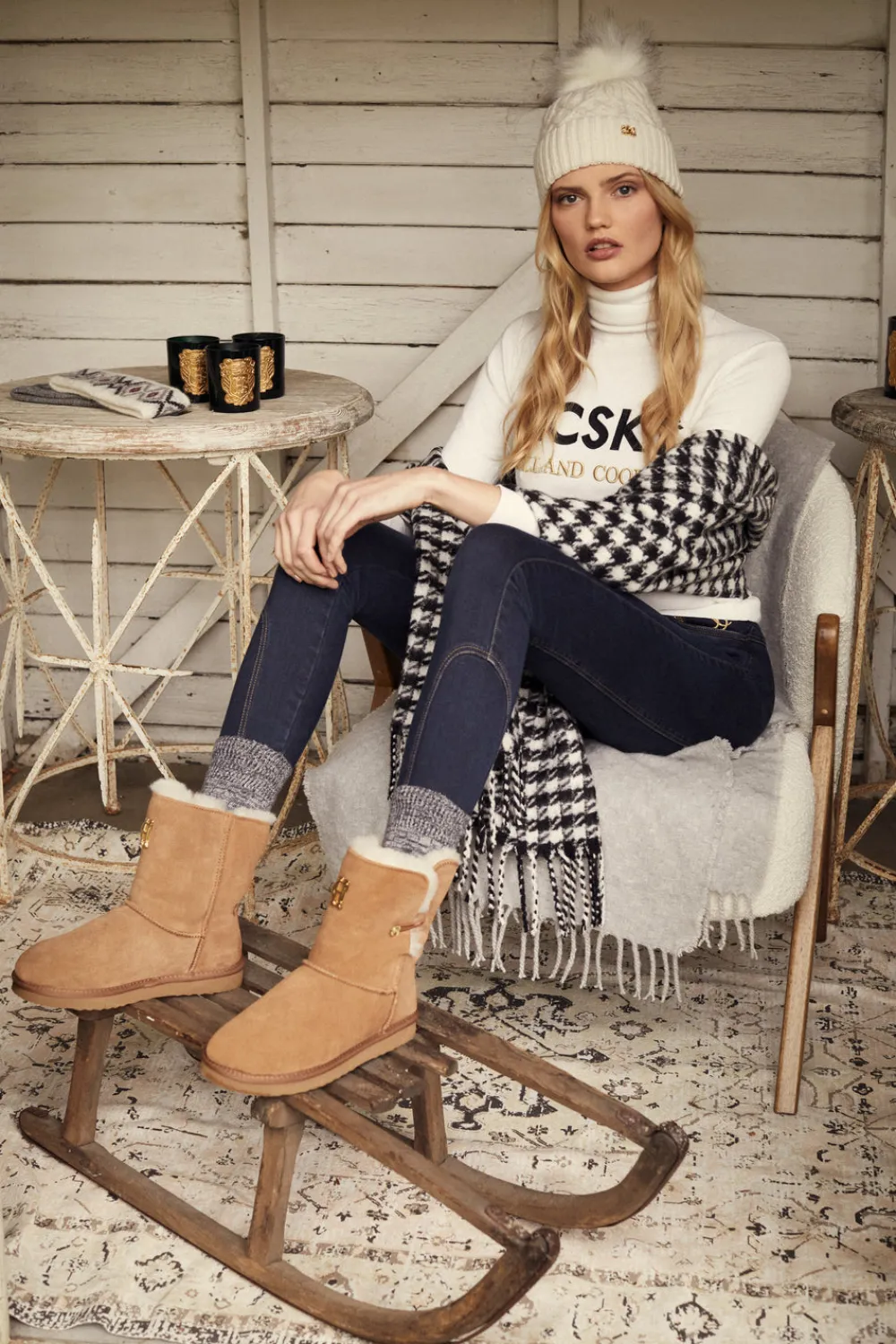 Women Holland Cooper Shearling|Slippers>HC Shearling Boot