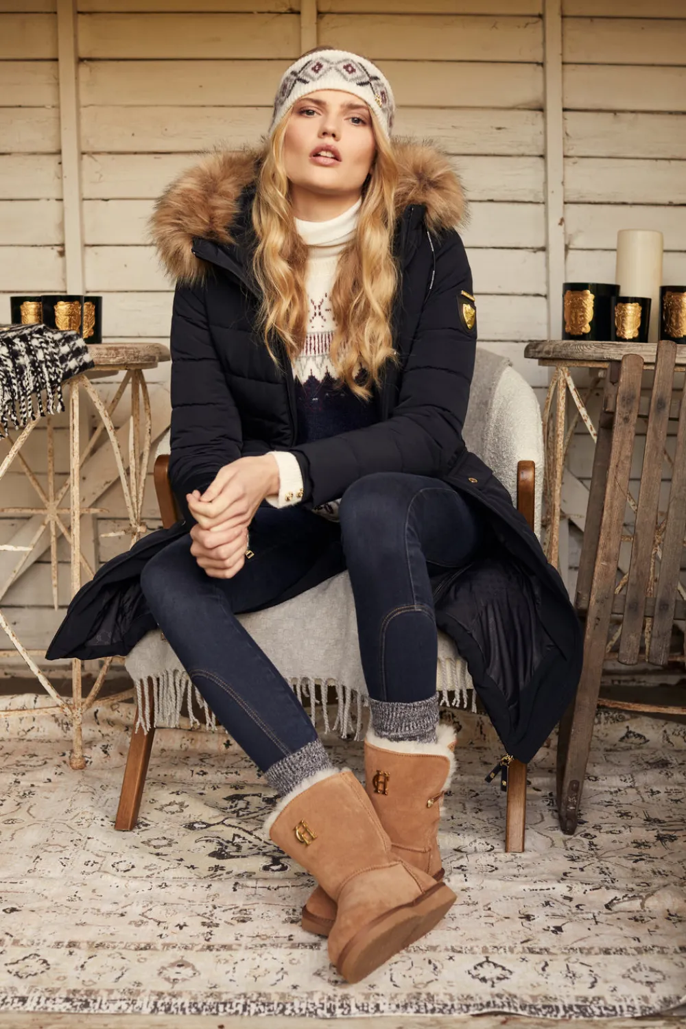 Women Holland Cooper Shearling|Slippers>HC Shearling Boot