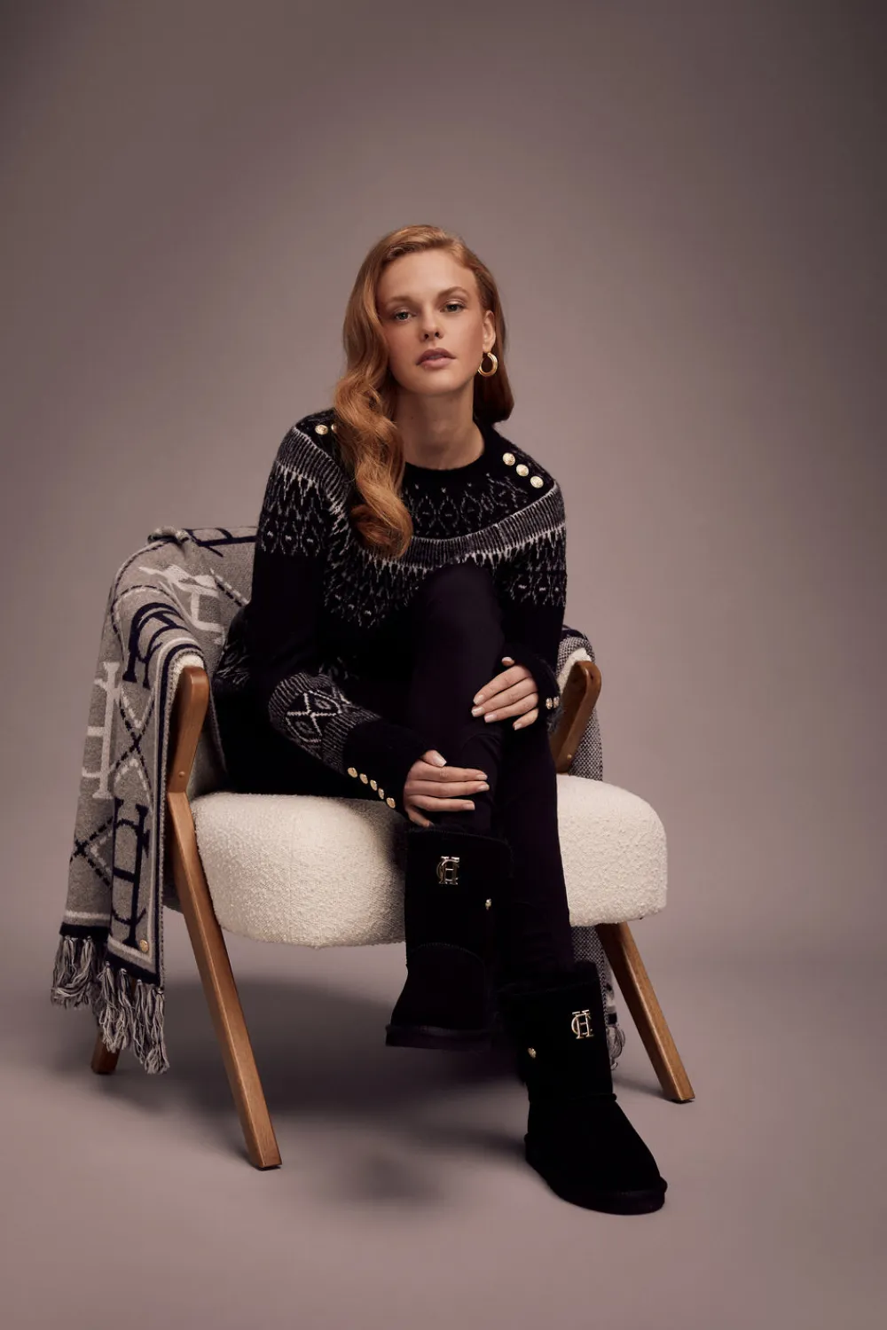 Women Holland Cooper Shearling|Slippers>HC Shearling Boot