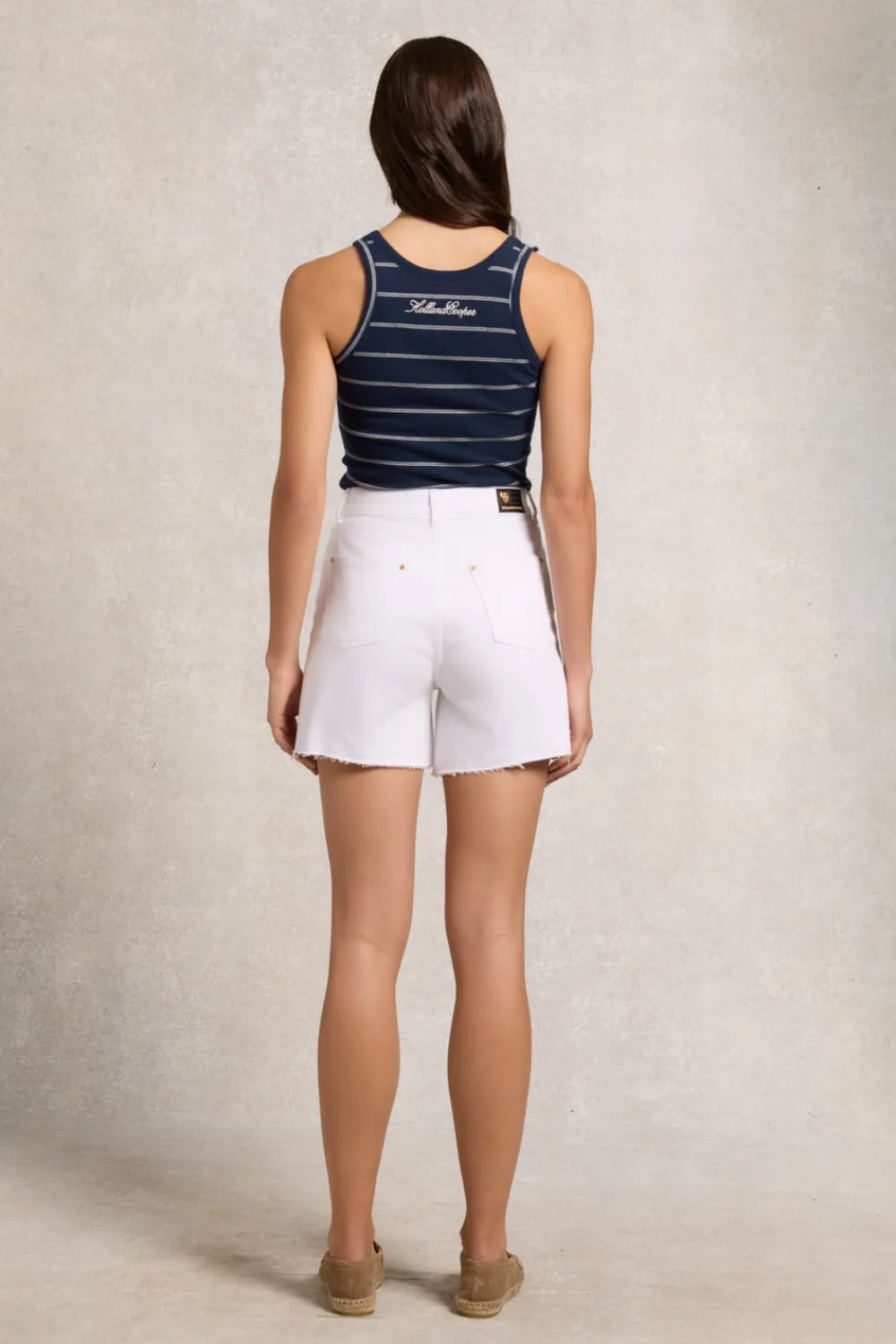 Women Holland Cooper Shorts>High Rise Denim Short