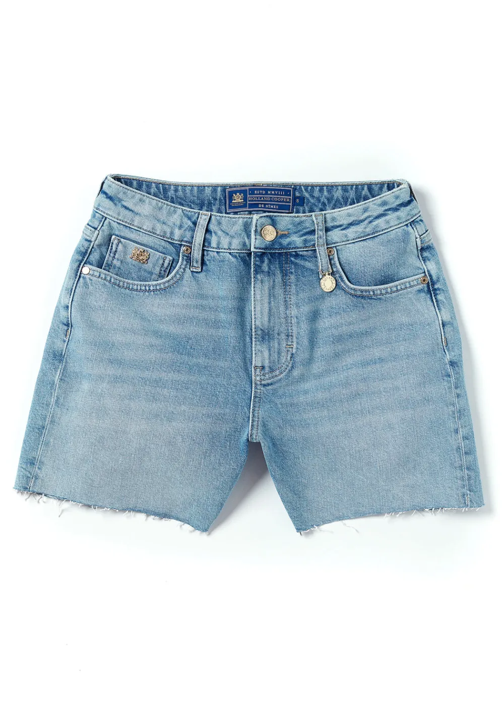 Women Holland Cooper Shorts>High Rise Denim Short